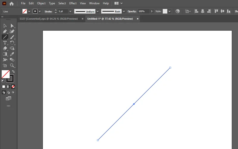 Vẽ đường thẳng trong AI